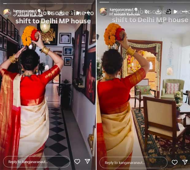 Kangana Ranaut moves into century-old Delhi MP residence; take a sneak peek! : Bollywood News