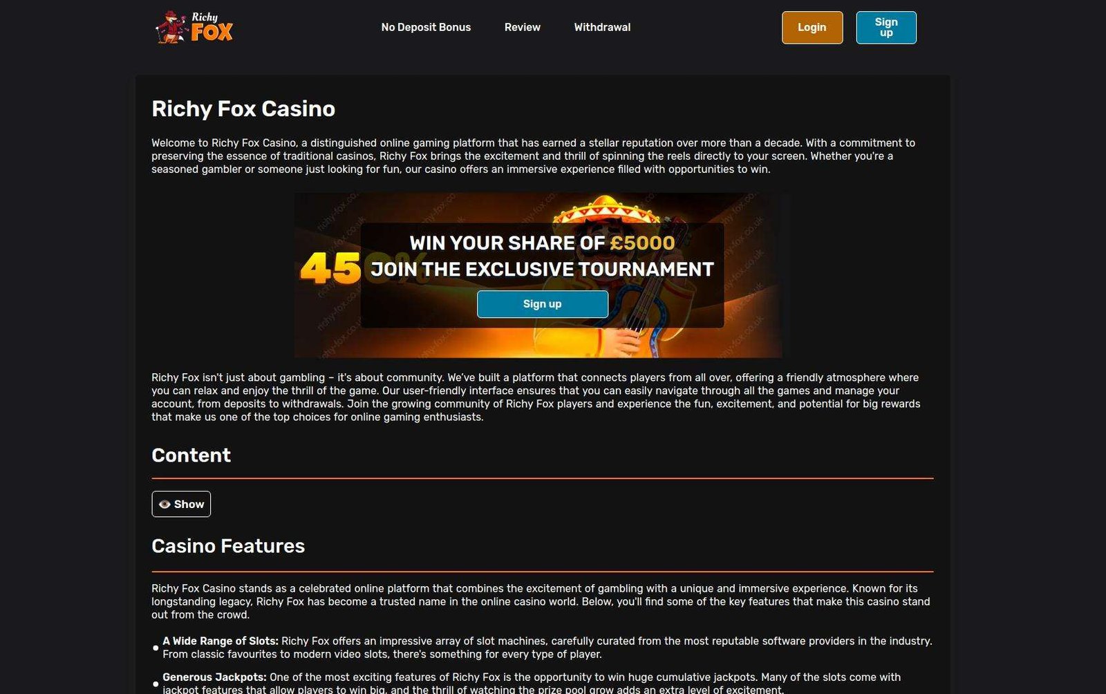 Exploring Richy Fox Casino: Top Game Selection for UK Players : Bollywood News